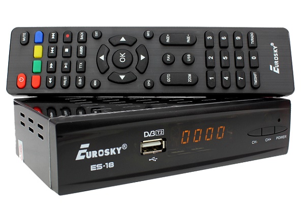 EuroSky ES-18 �������� ������� T2 ����� + INTERNET PVR FTA - ������� �2 ������� � �������� ��������� 2USB